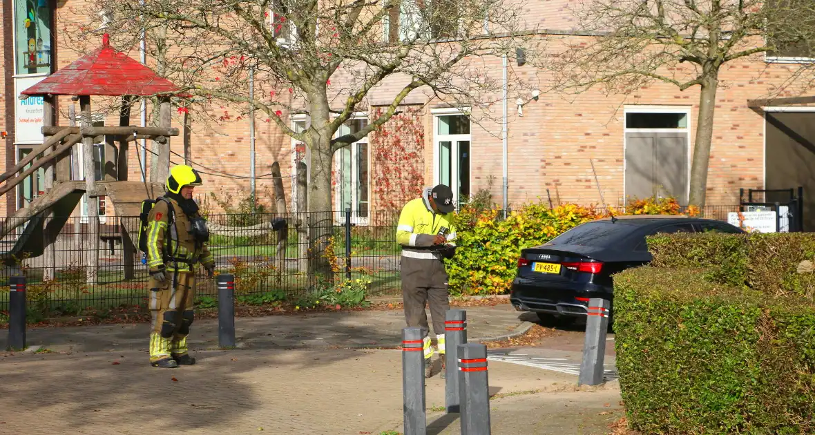 Gasleiding beschadigd na botsing met paaltje - Foto 4