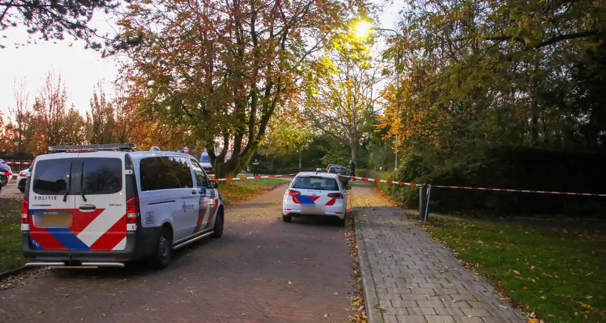 Bloedsporen in park aangetroffen, politie doet onderzoek