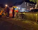 Fietser en scooterrijder komen in botsing