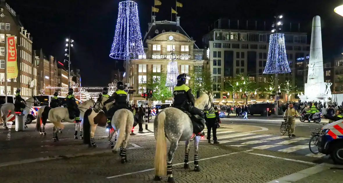 Opnieuw demonstratie, politie grootschalig aanwezig