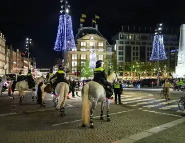 Opnieuw demonstratie, politie grootschalig aanwezig