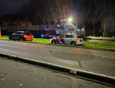 Schip vaart tegen brug aan