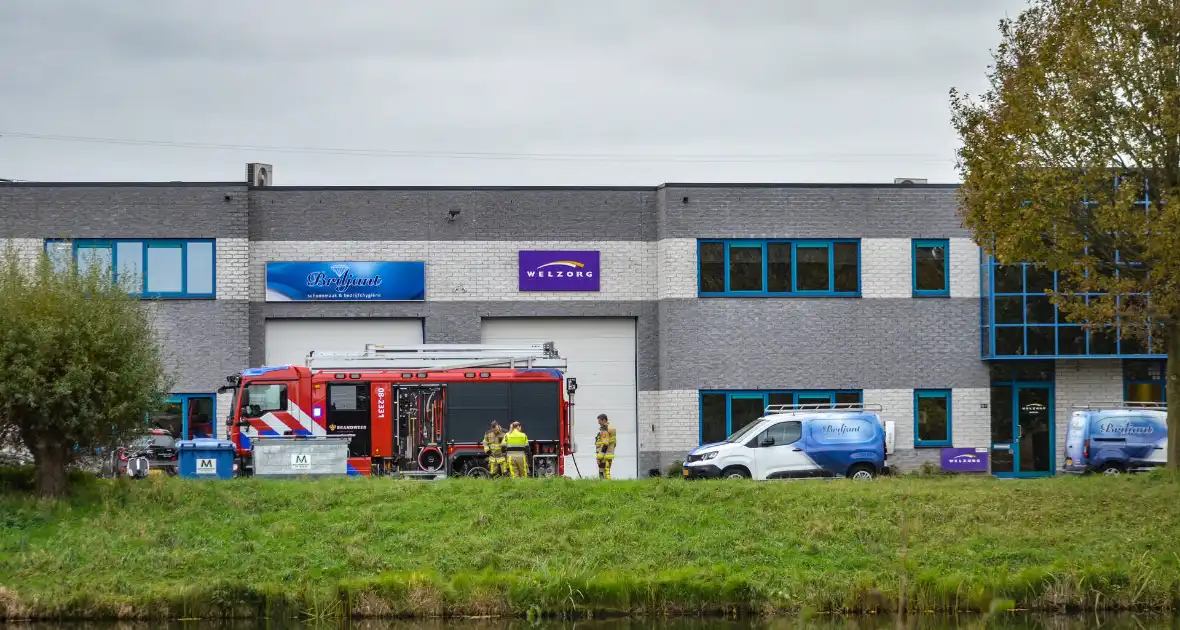 Brandweer assisteert bij incident met gevaarlijke stoffen