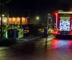 Brand in ondergrondse afvalcontainer