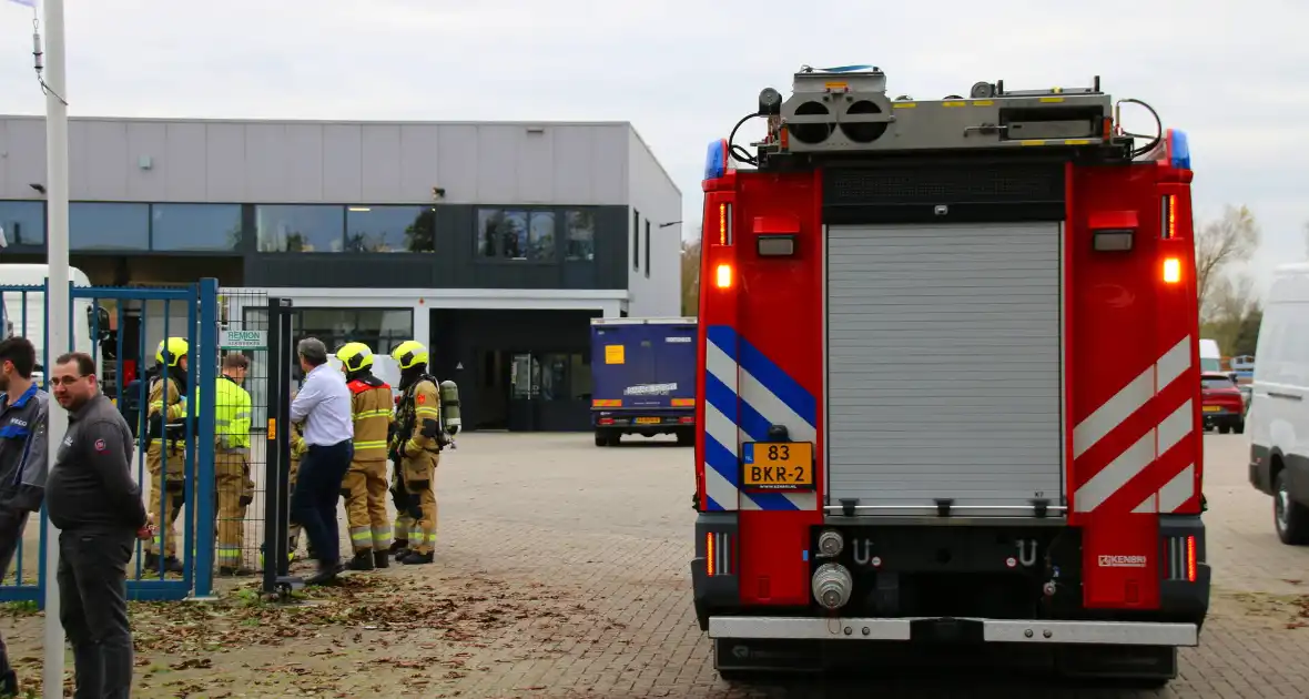 Bedrijfspand ontruimd na gaslekmelding