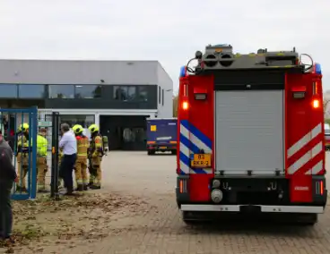 Bedrijfspand ontruimd na gaslekmelding