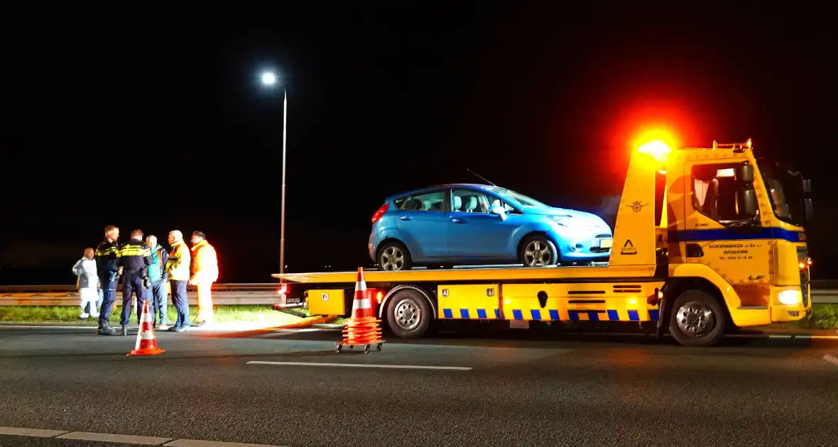 Zeven kilometer file na ongeval op snelweg