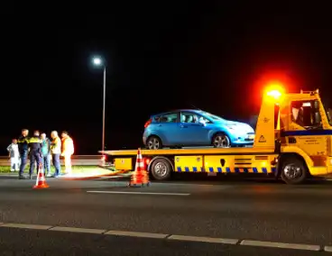 Zeven kilometer file na ongeval op snelweg