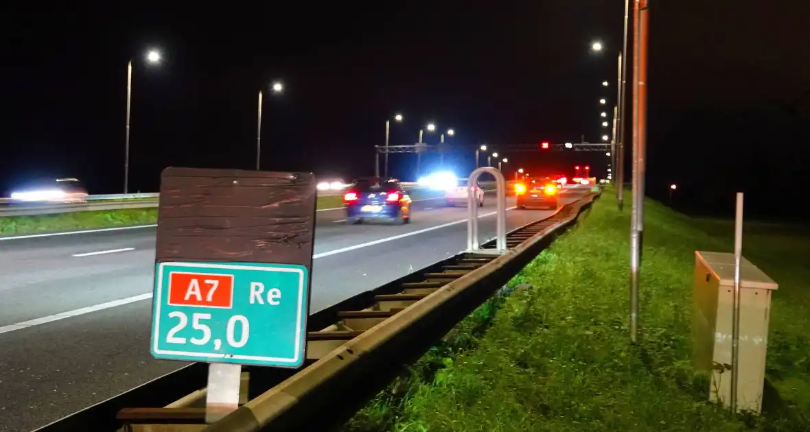 Zeven kilometer file na ongeval op snelweg - Foto 4