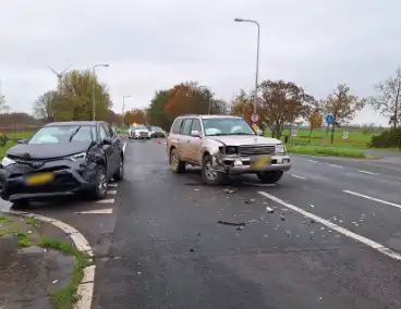 Verkeer loopt vertraging op na aanrijding