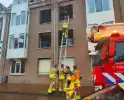 Brandweer redt duif die vast zit op balkon