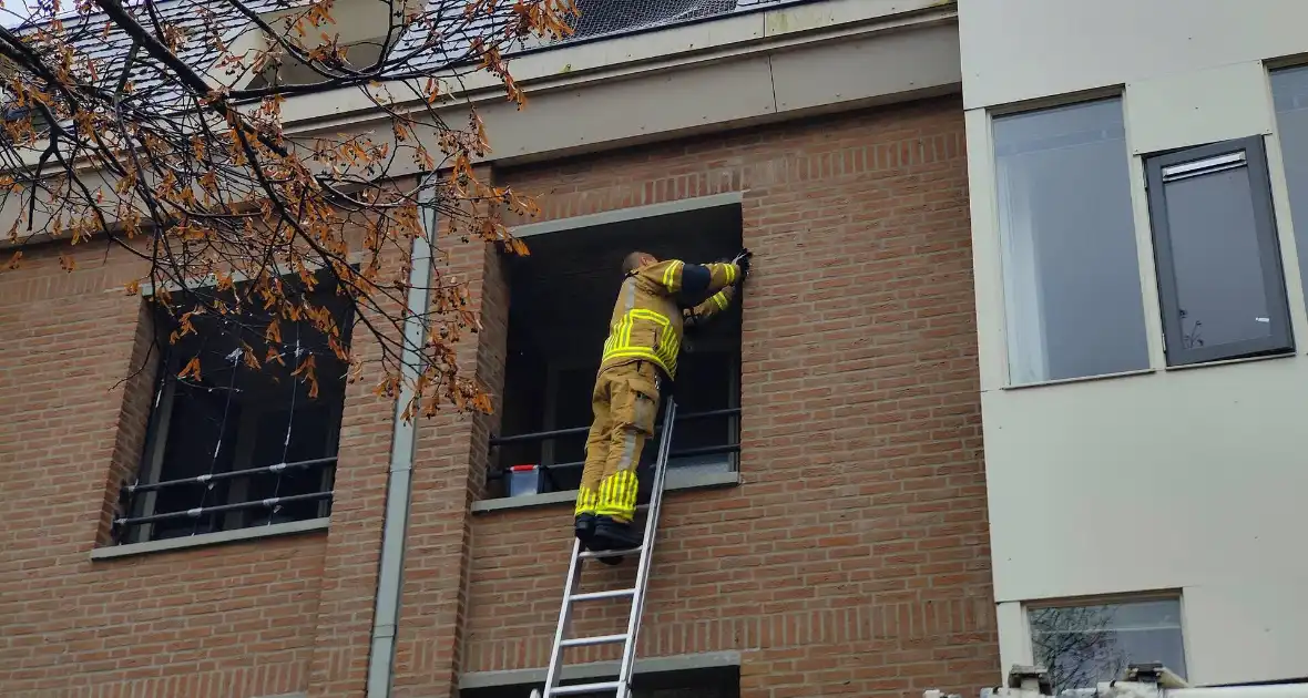 Brandweer redt duif die vast zit op balkon - Foto 3