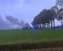 Caravan helemaal uitgebrand