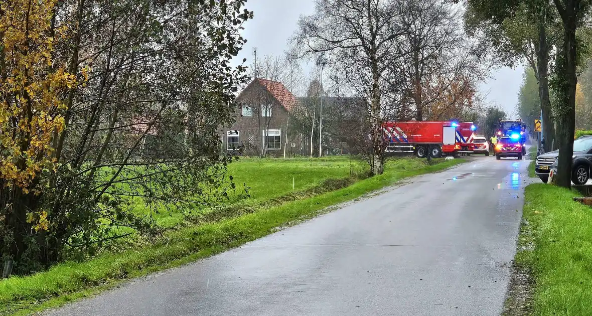 Grote brand in agrarische stal