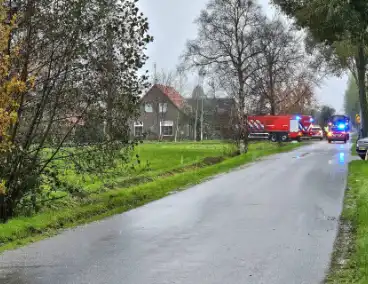 Twee koeien overleden bij brand in stal