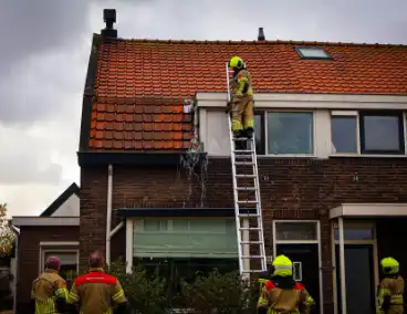 Wateroverlast door verstopte regenpijp