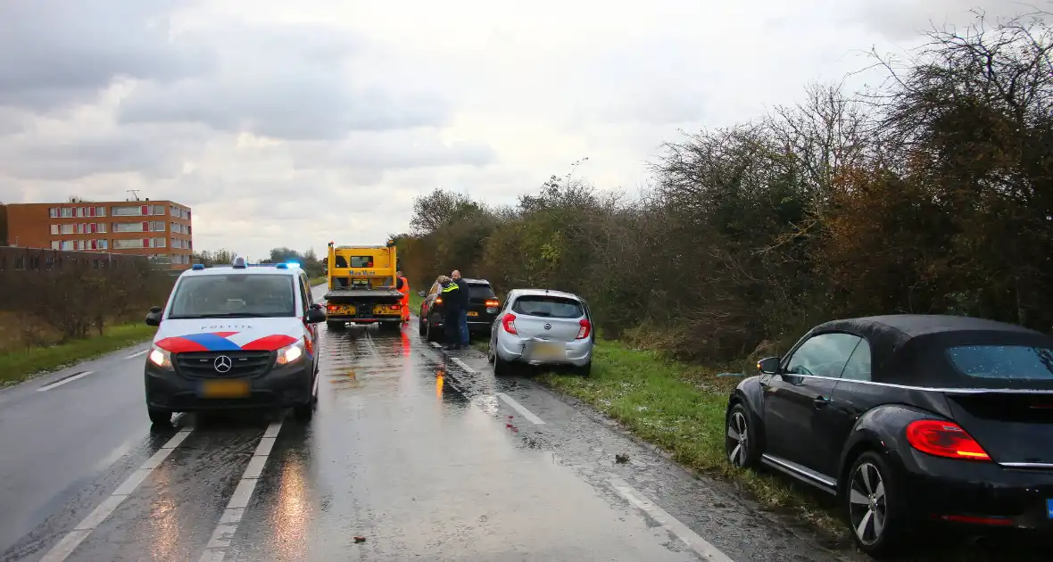 Kettingbotsing zorgt voor flinke file