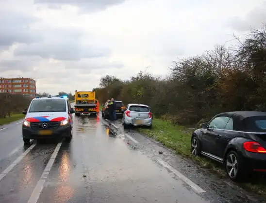 Kettingbotsing zorgt voor flinke file