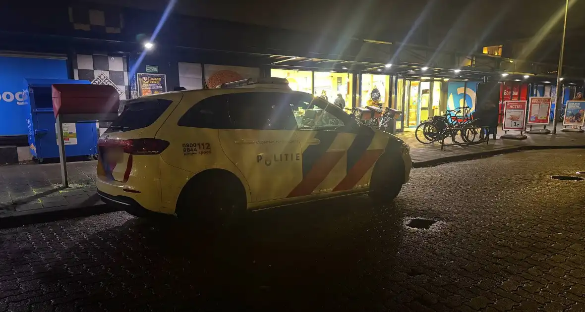 Veel politie-inzet bij overval op supermarkt