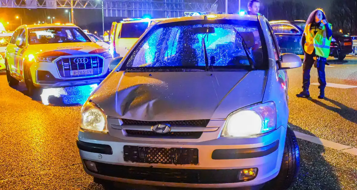 Voetganger aangereden op snelweg