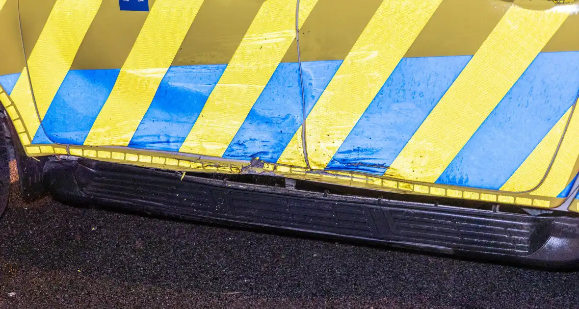 Ongeval met voertuig Rijkswaterstaat tijdens afsluiten - Foto 6