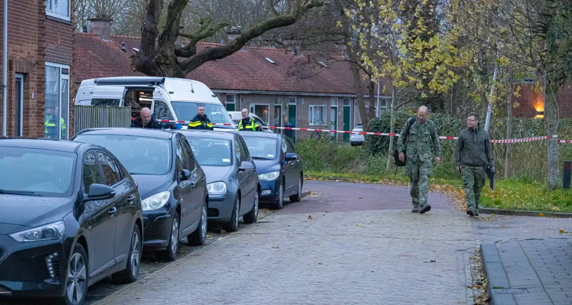 Explosief afgegaan bij woning Explosieven Opruimingsdienst Defensie aanwezig