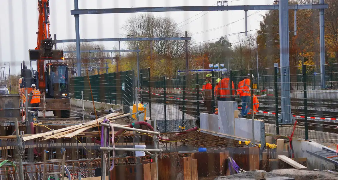 Treinverkeer deels stilgelegd vanwege spoor verzakking