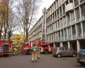 Brandweer ingezet voor brand in flatwoning