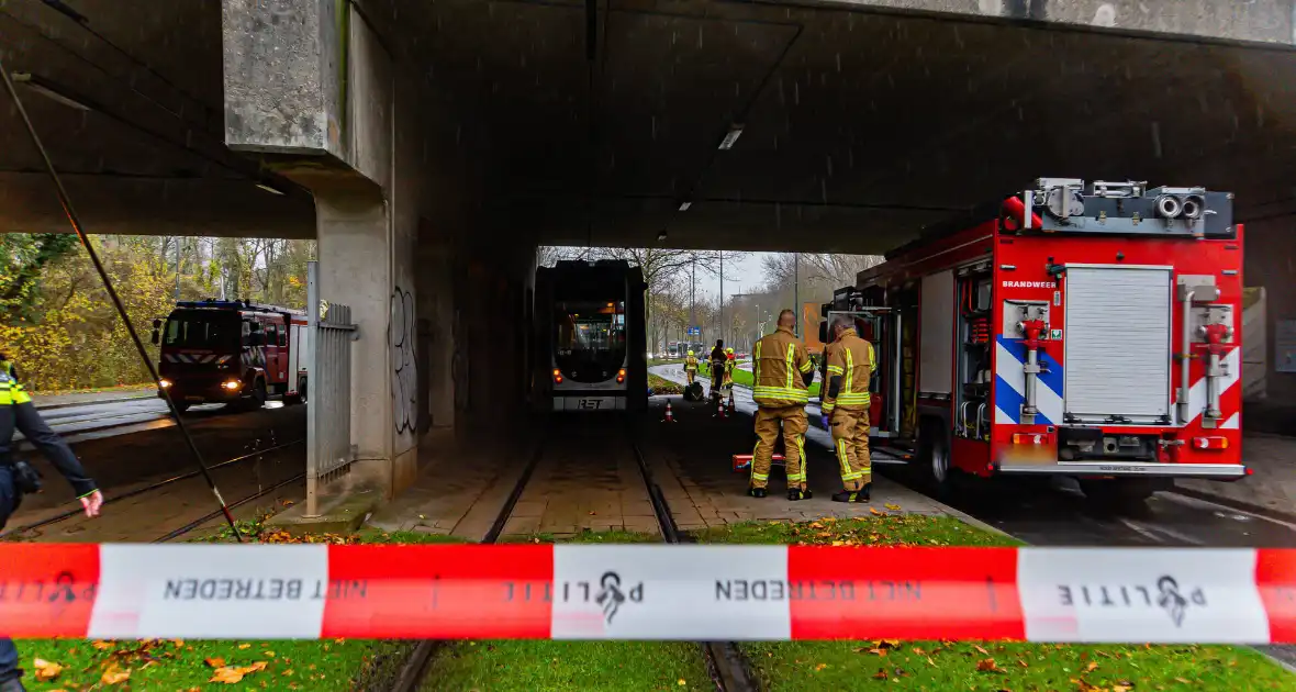 Persoon ernstig gewond bij botsing met tram