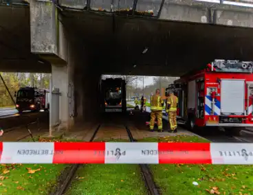 Persoon ernstig gewond bij botsing met tram