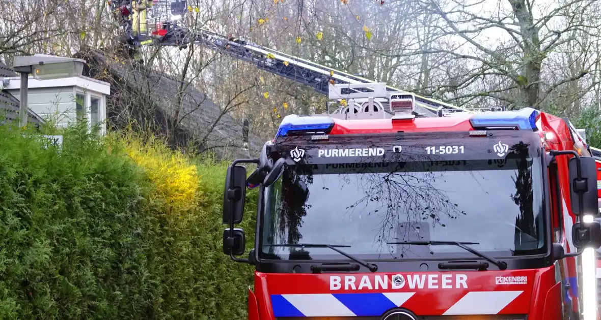 Fikse rookontwikkeling bij schoorsteenbrand