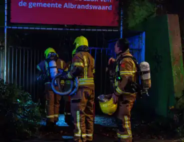 Brand in voormalig ondergrondse discotheek gedoofd