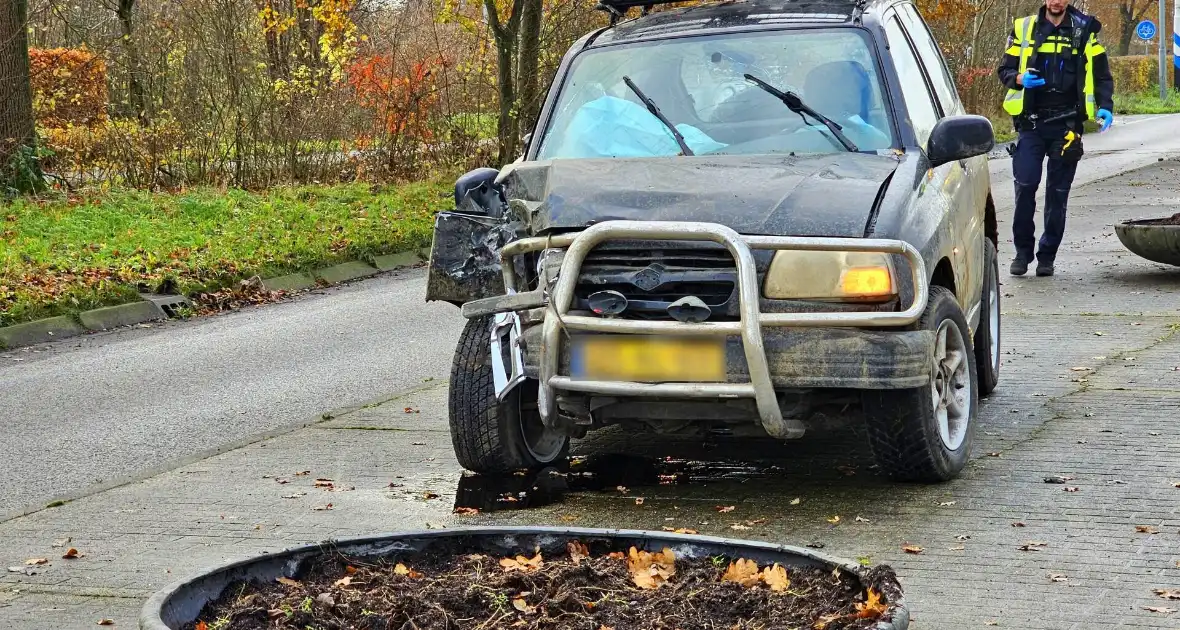 Automobilist knalt tegen boom - Foto 3