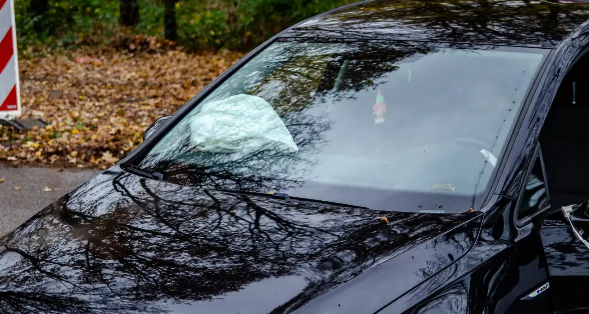 Auto knalt tegen boom, bestuurder raakt gewond - Foto 1