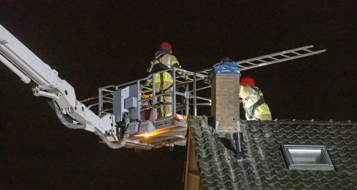 Ladder vormt gevaar tijdens storm Conall - Foto 10