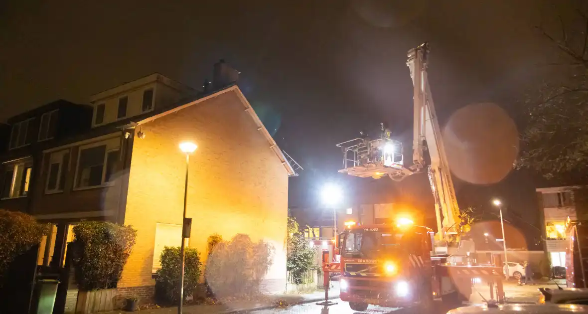 Ladder vormt gevaar tijdens storm Conall - Foto 5