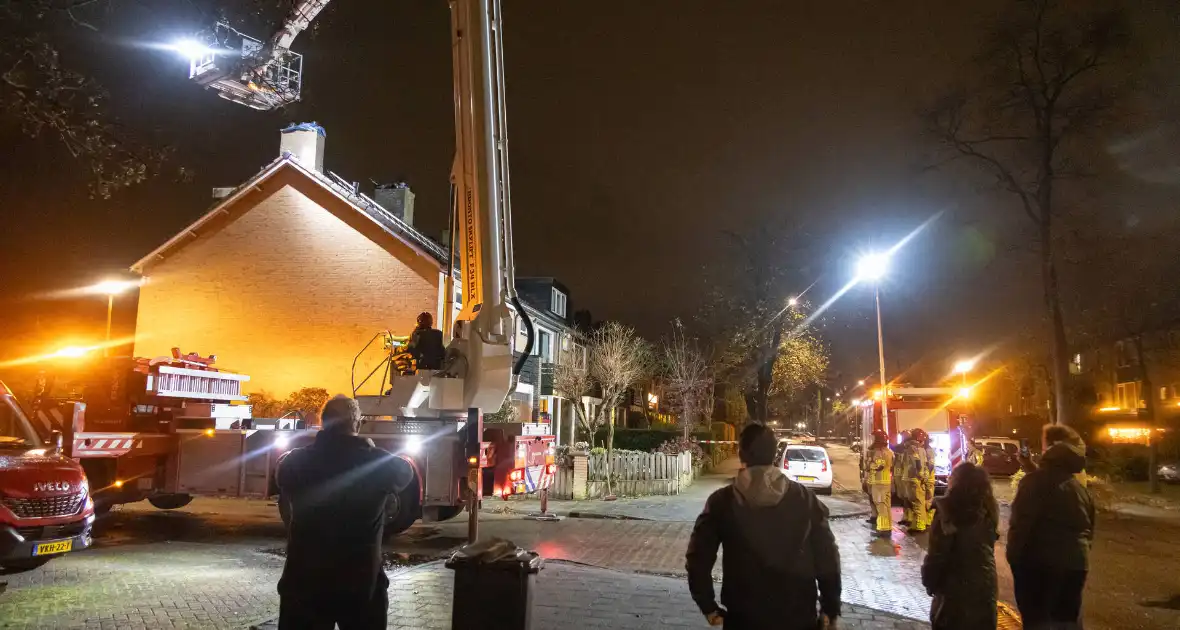 Ladder vormt gevaar tijdens storm Conall - Foto 6