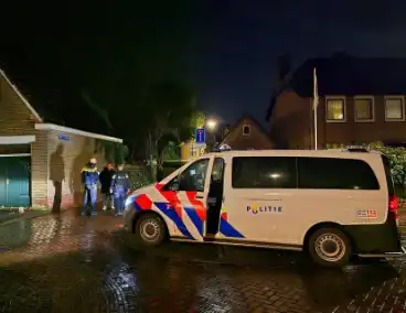 Zoektocht naar verdachte na overval melding