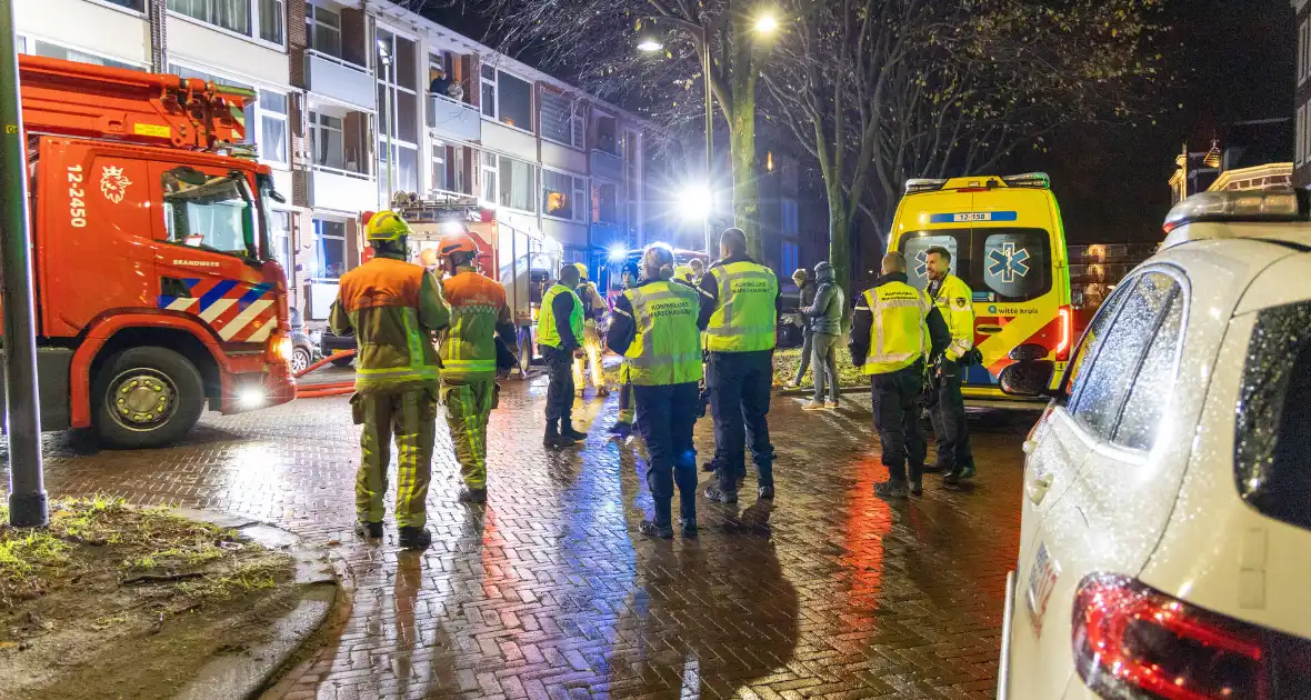 Portiekflat ontruimd wegens brand - Foto 1