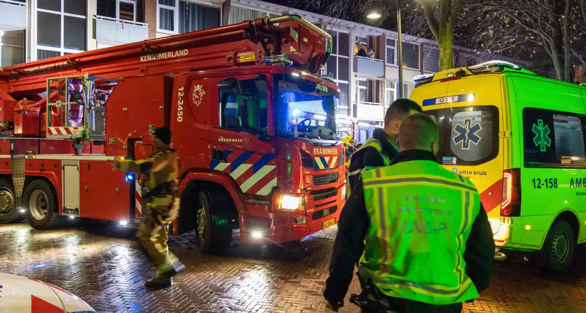 Portiekflat ontruimd wegens brand - Foto 2