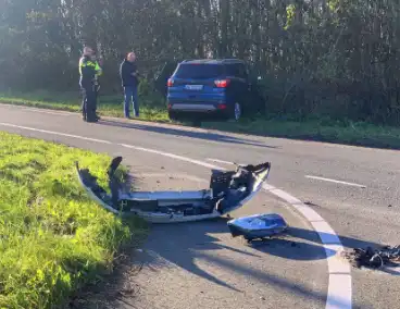 Flinke vertraging door aanrijding