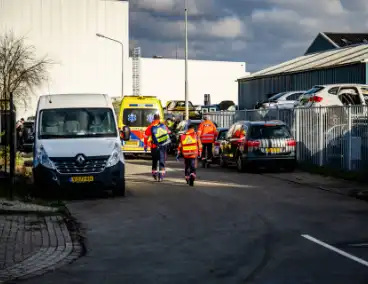 Traumateam ingezet voor incident bij autodemontage bedrijf