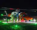 Kustwacht helikopter evacueerd patiënt van cruiseschip