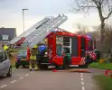 Gasflessen ontploft bij brand op tuindersvereniging