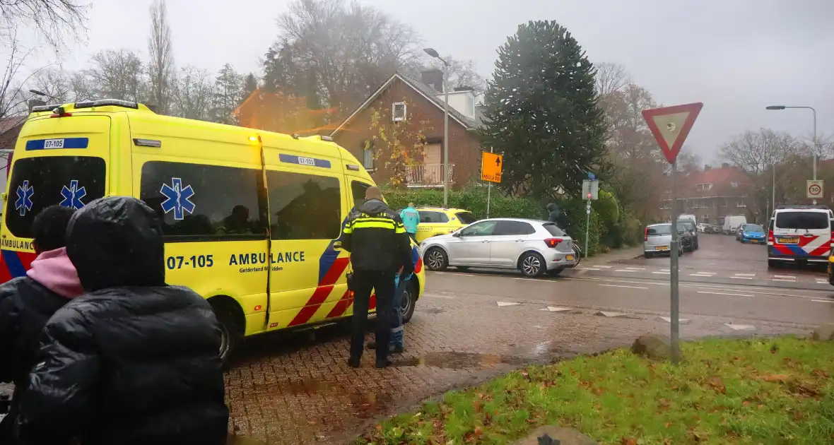 Fietser loopt hoofdwond op bij ongeval