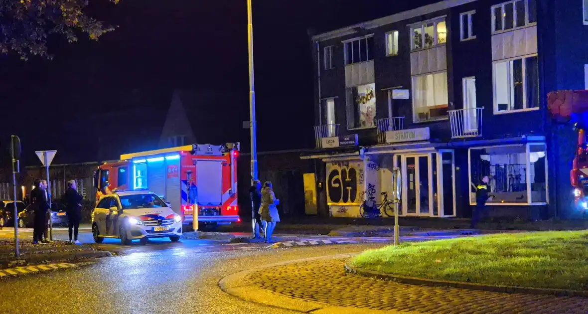 Rotonde geblokkeerd door brandweer wegens schoorsteenbrand - Foto 3