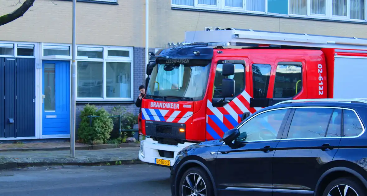 Brandweer draait gaskraan dicht na lekkage