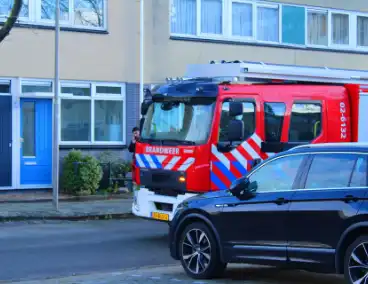 Brandweer draait gaskraan dicht na lekkage