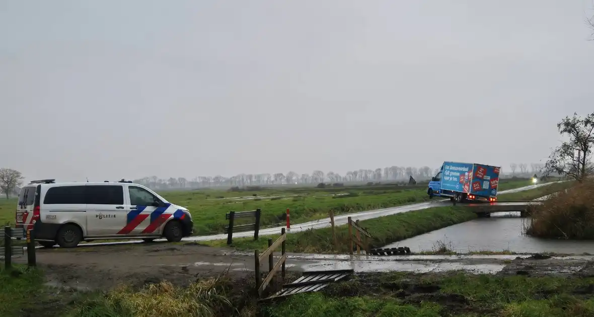 Boodschappenbezorger bijna te water - Foto 1