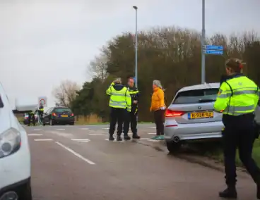 Twee voertuigen afgesleept na aanrijding op kruising